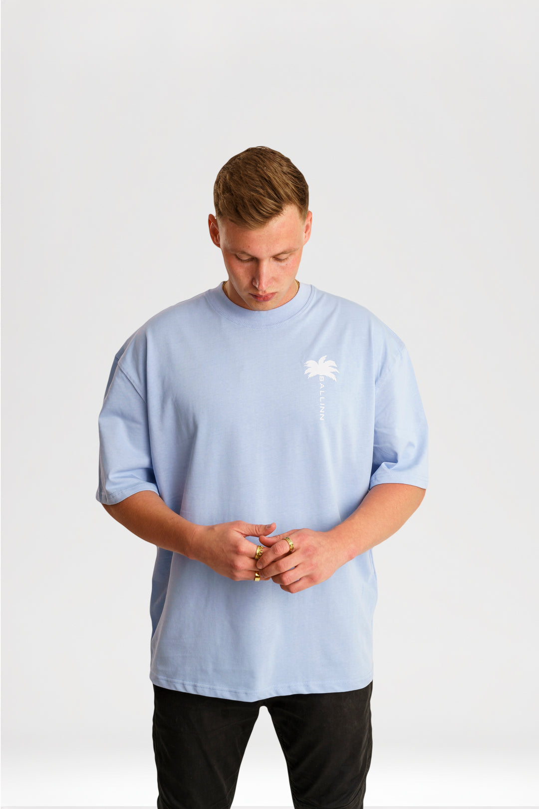 PALM BLUE T-SHIRT