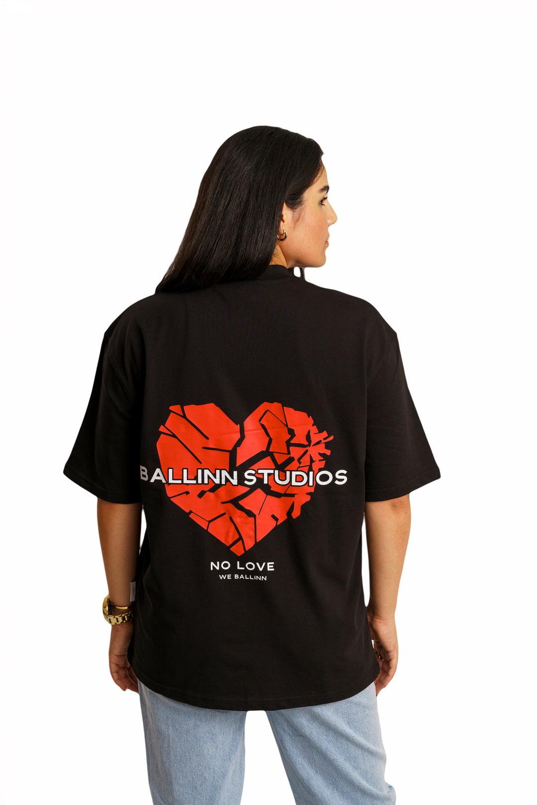NO LOVE BROKEN HEART T-SHIRT
