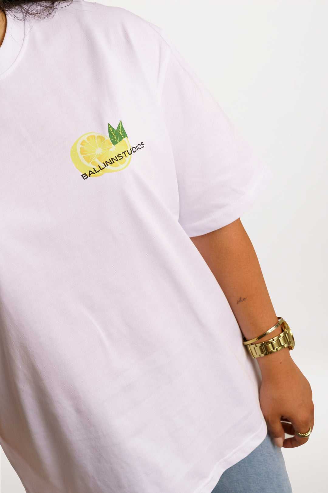 LEMON LOVE WHITE T-SHIRT