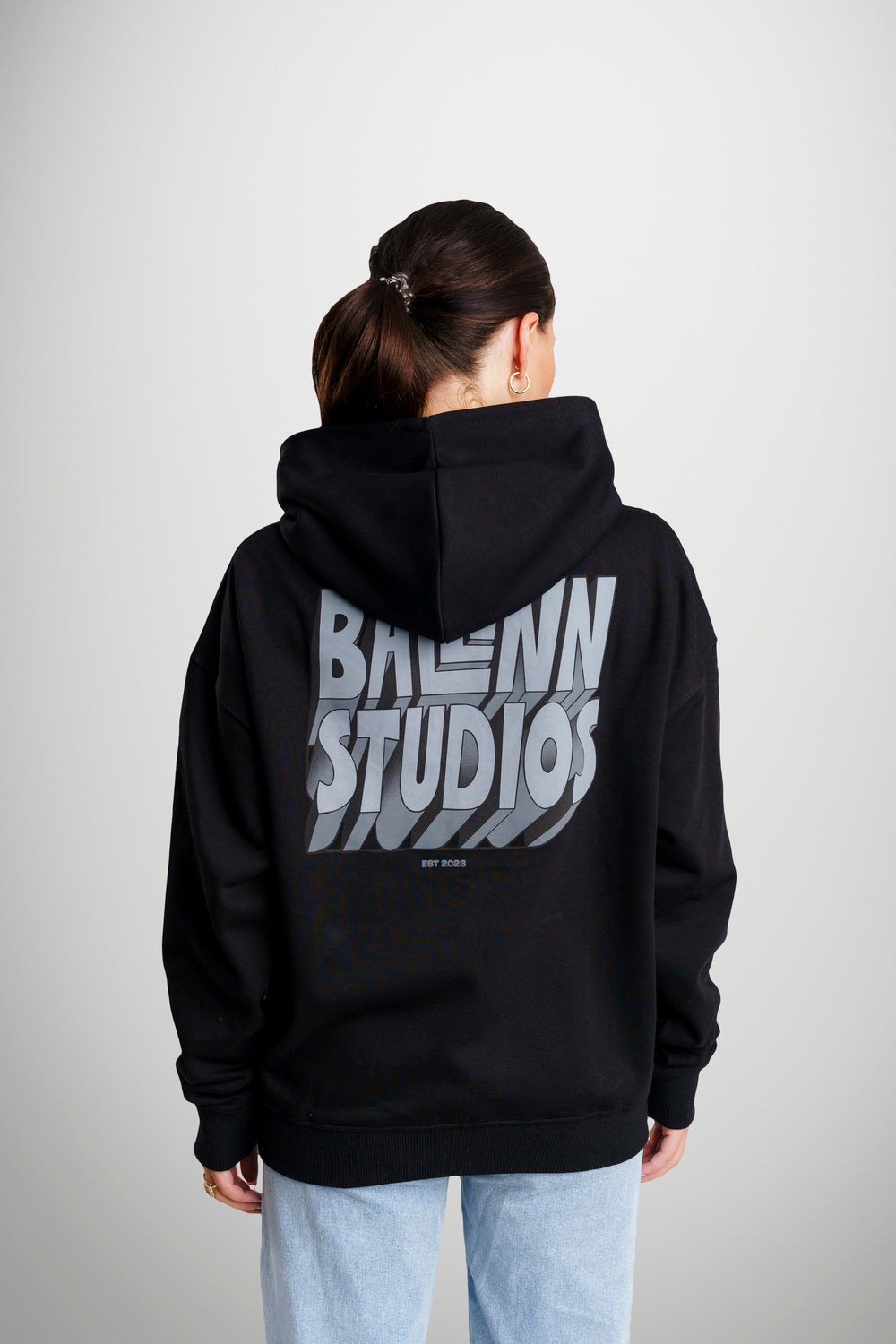 COMIC HOODIE BLACK